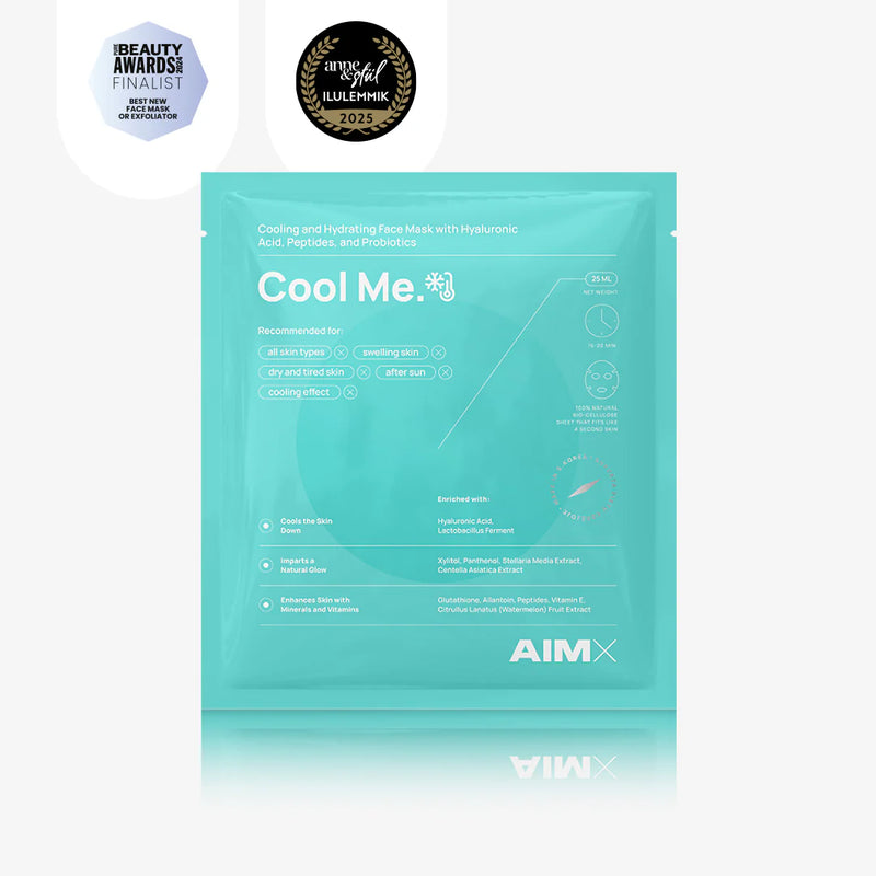 Lerelle Beauty Aimx Cool Me Korean sheet mask with beauty awards