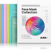 Lerelle Beauty AIMX Korean Bio-Cellulose Face Mask Collection with six targeted skincare masks