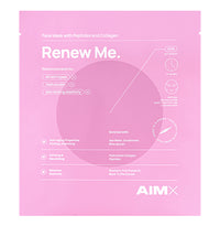 Lerelle Beauty Aimx Renew Me Korean sheet mask single sachet details