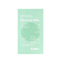 Lerelle Beauty AIMX Revive Me Korean bio-cellulose under-eye mask with Snow Mushroom and Hyaluronic Acid
