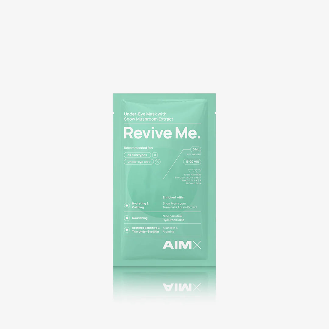 Lerelle Beauty Aimx Revive Me Korean eye mask single sachet packaging