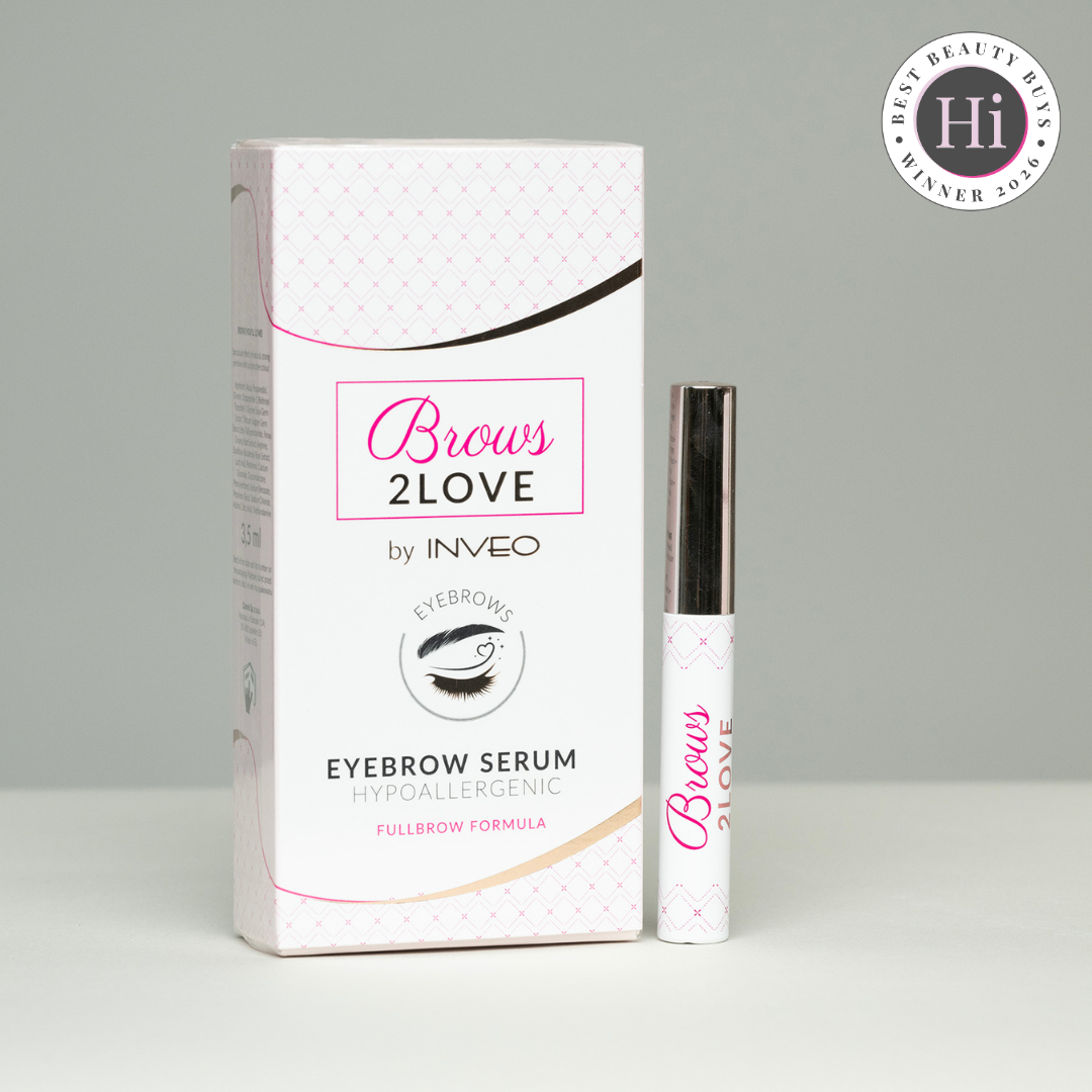 Lerelle Beauty Brows2Love Eyebrow Serum packaging, HiStyle Best Beauty Buys 2026 award winner