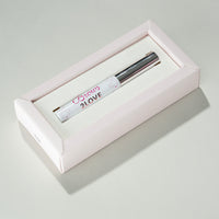 Lerelle Beauty Brows2Love eyebrow growth serum tube in pink gift box