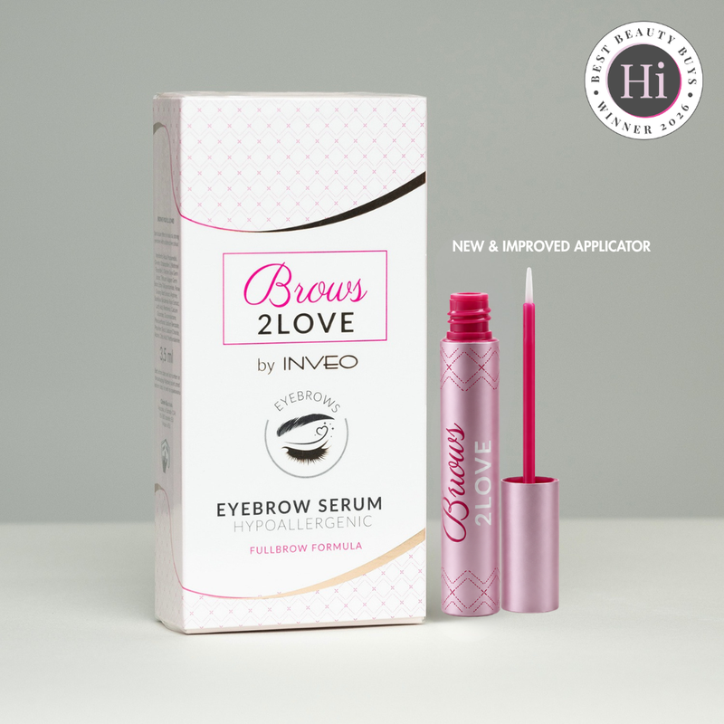 Lerelle Beauty Brows2Love Eyebrow Serum packaging, HiStyle Best Beauty Buys 2026 award winner