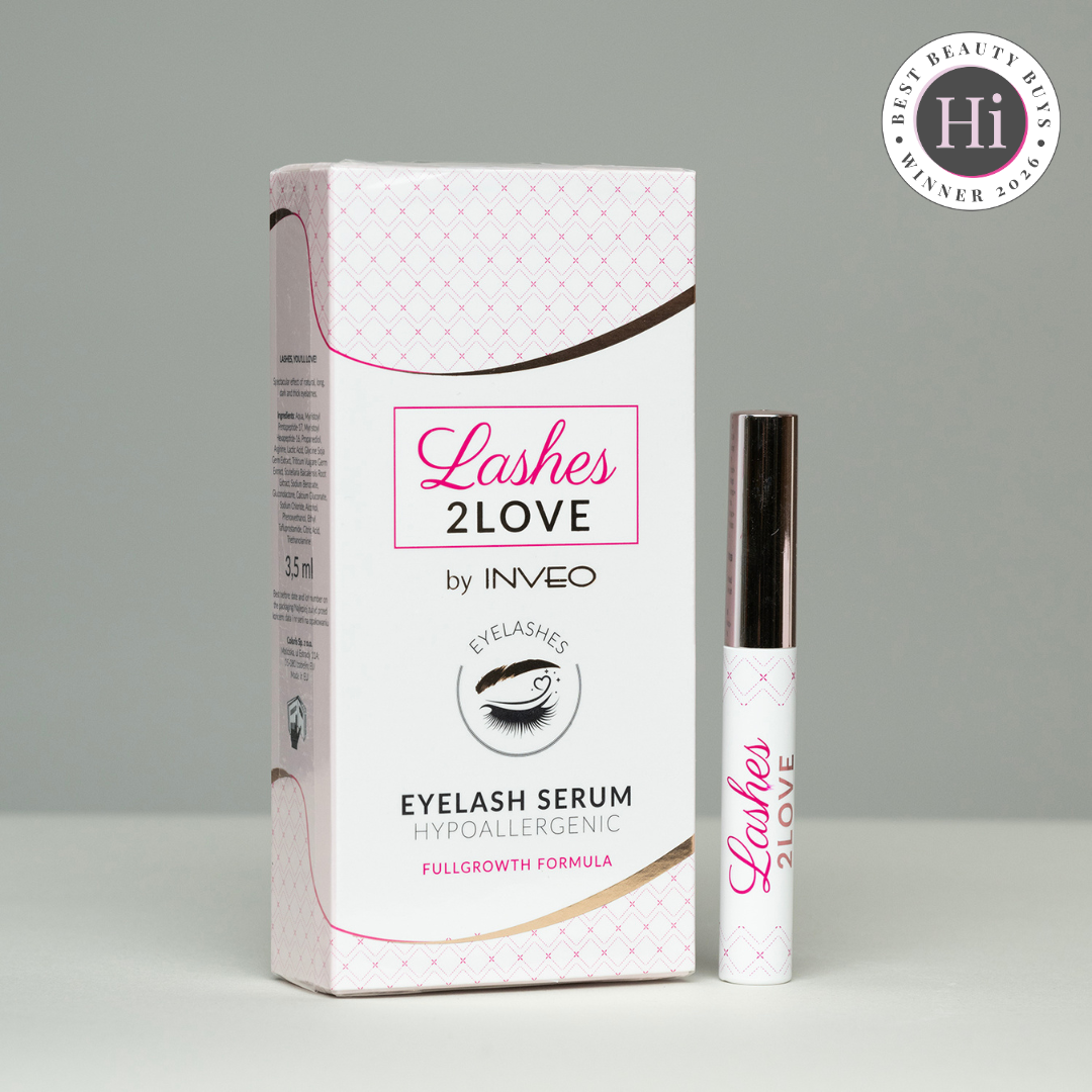 Lerelle Beauty Lashes2Love Lash Growth Serum packaging, HiStyle Best Beauty Buys 2026 award winner