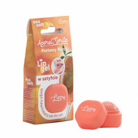 Lerelle Beauty Lippy Aperol Spritz natural lip balm box with two lip gel stick containers, one open