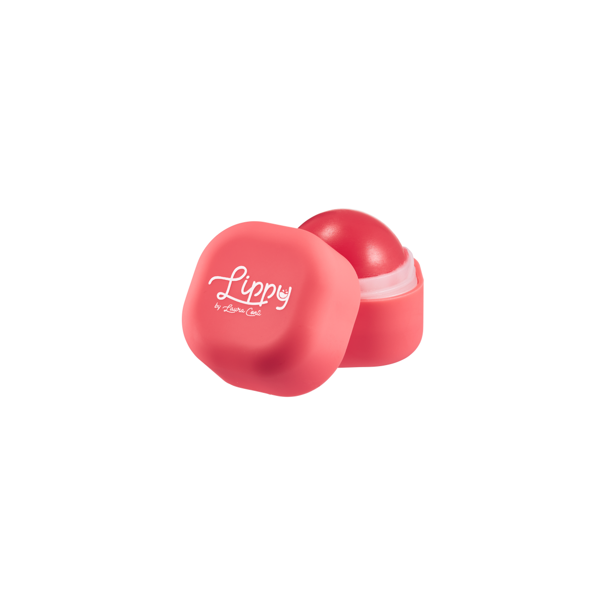 Lerelle Beauty Lippy Cosmopolitan natural lip balm box with pot container, open