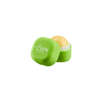 Lerelle Beauty Lippy Mojito lip balm pot, open and closed showing balm