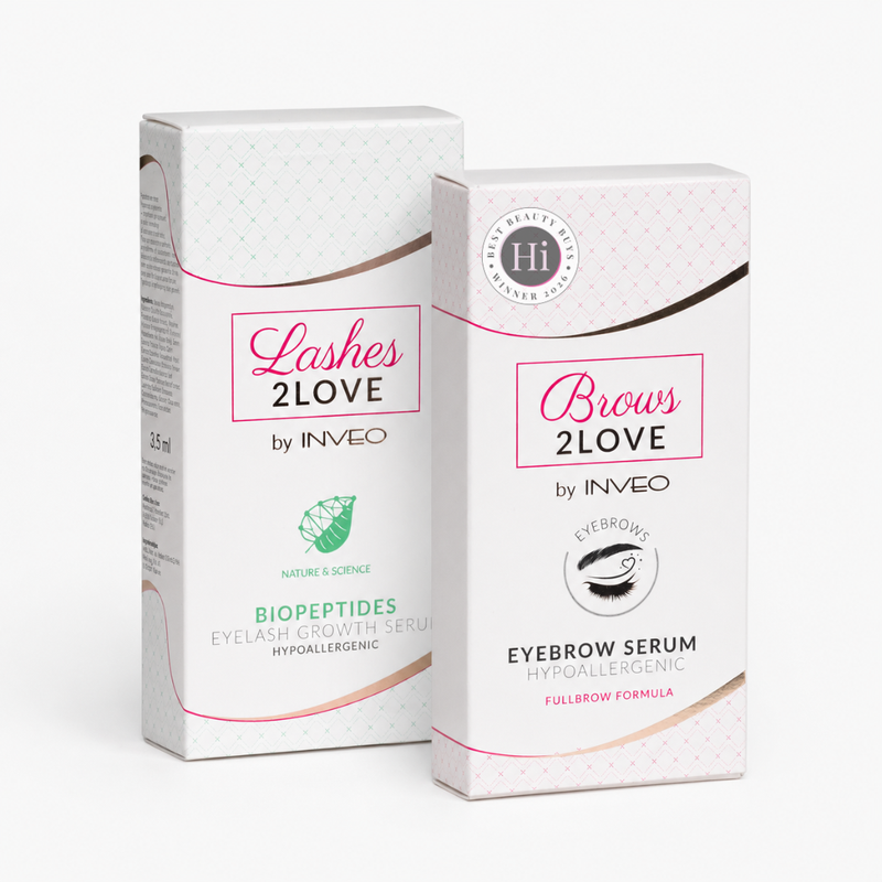 Two boxes of Lerelle beauty products on a white background
